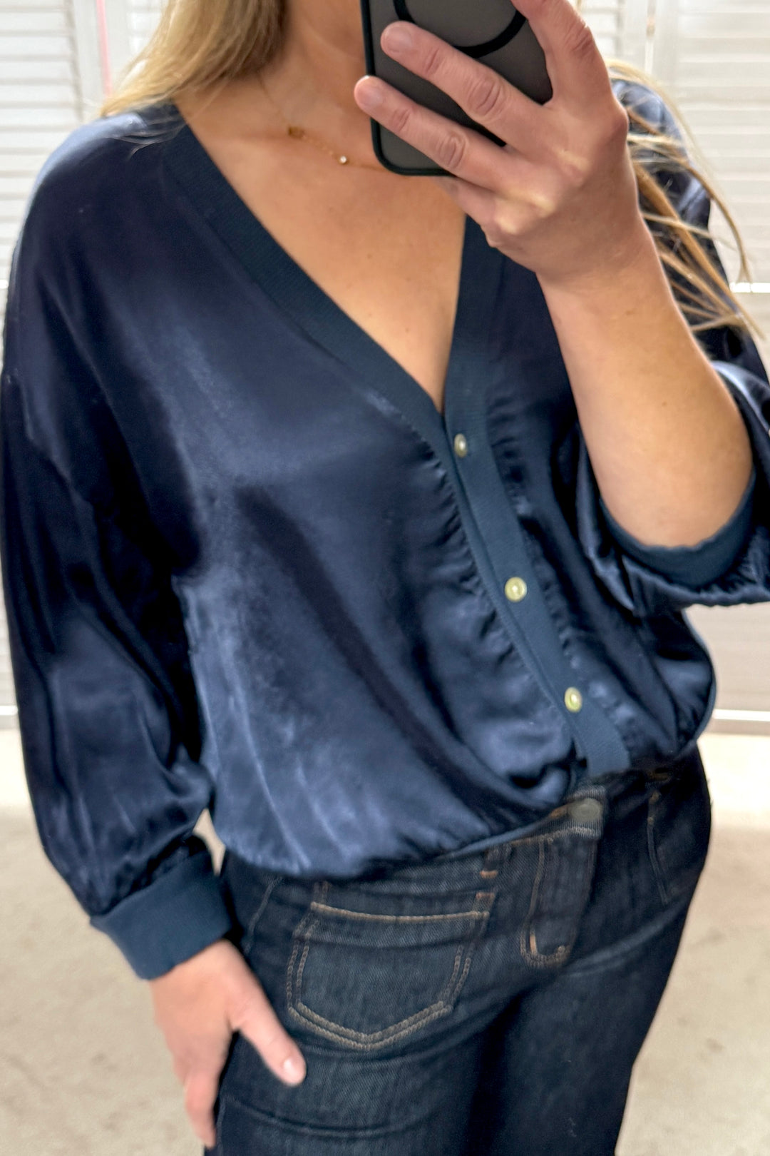 *** PRE ORDER *** Olivia Satin Bomber Jacket (Burgundy, Navy, Chocolate)