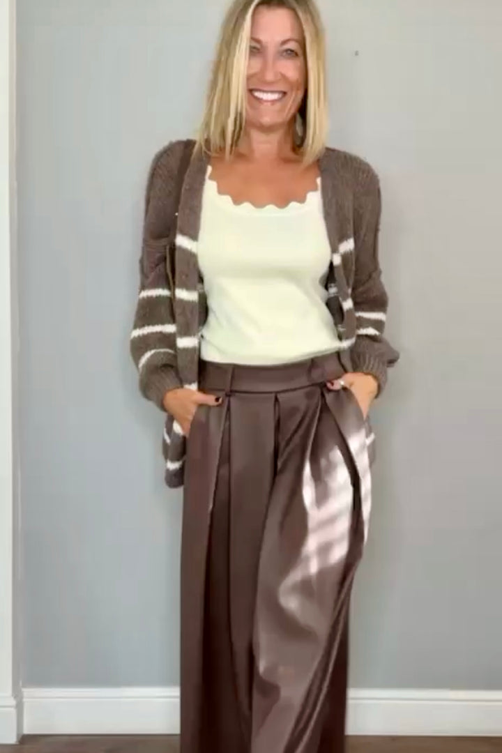 Sophia Cardigan (Brown or Black)