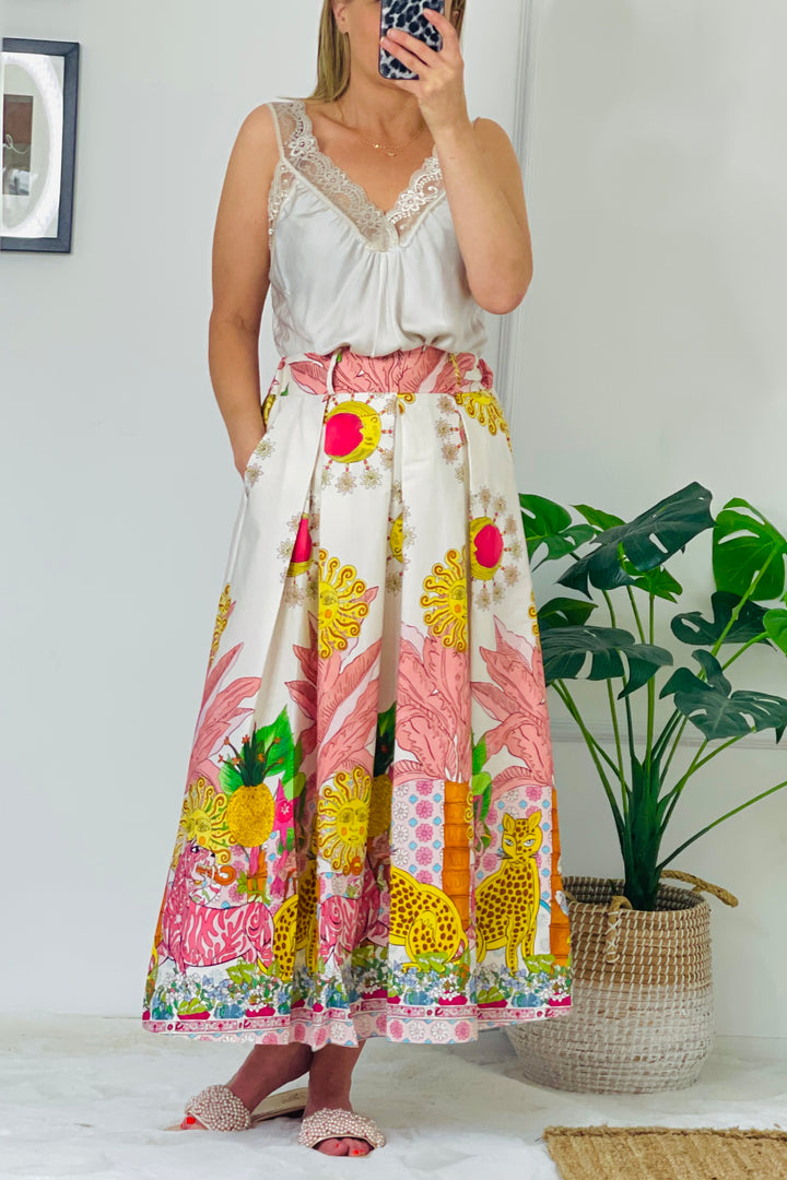 Celeste Cotton Skirt
