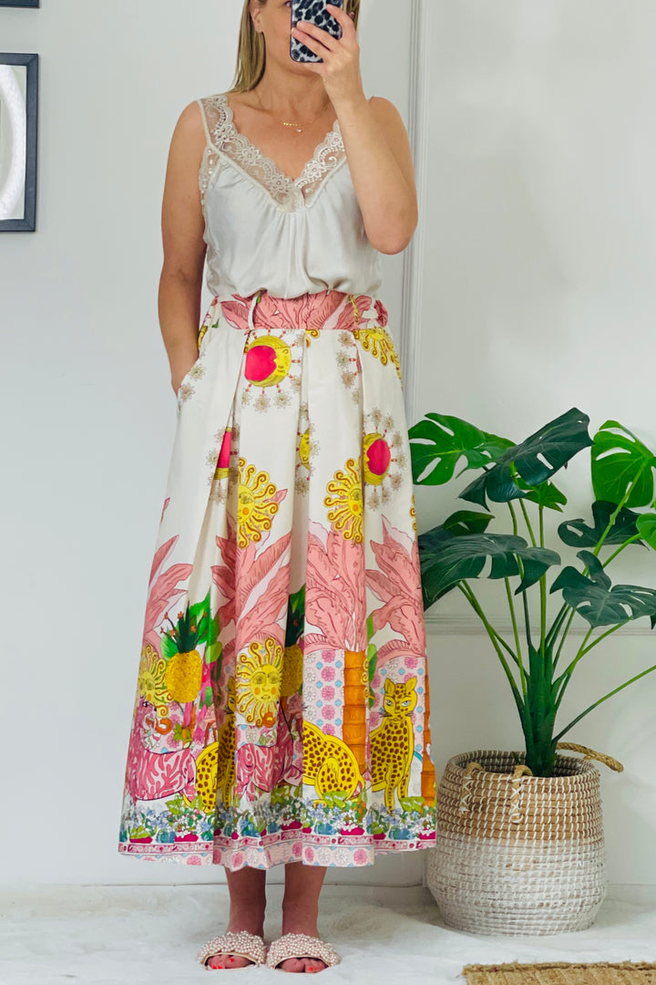 Celeste Cotton Skirt