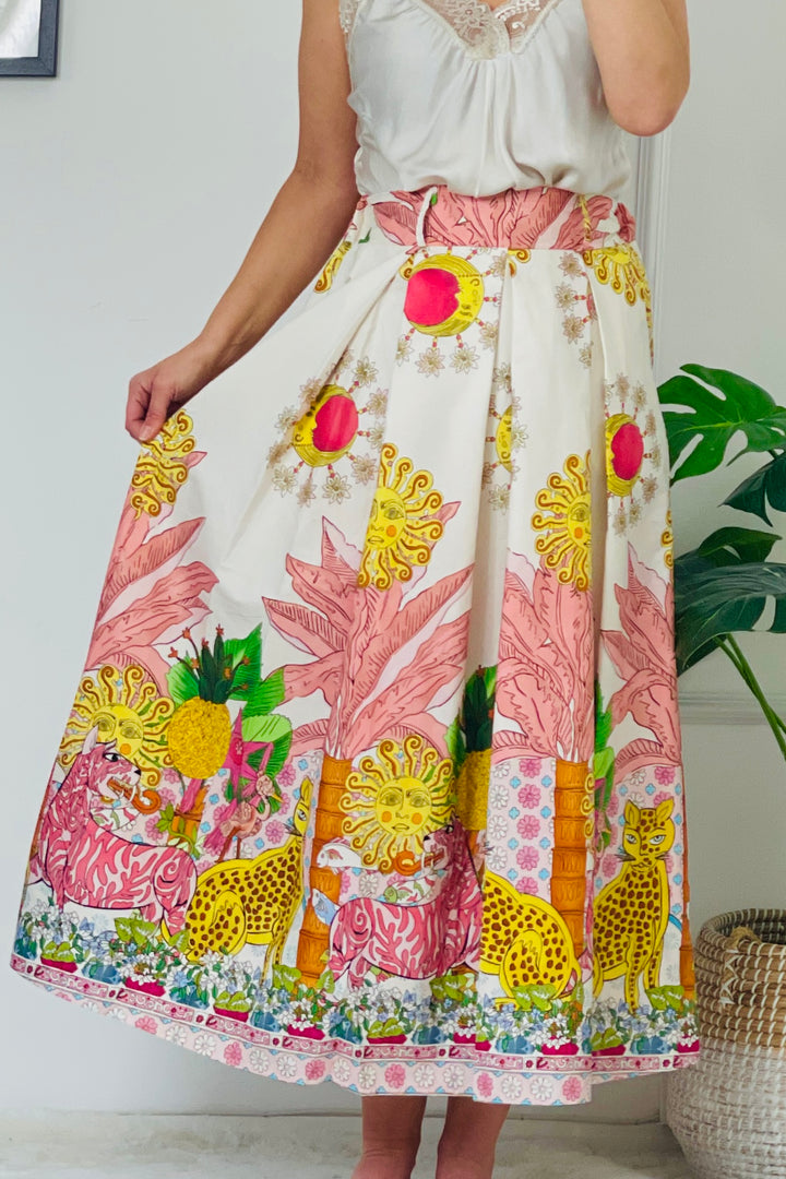 Celeste Cotton Skirt
