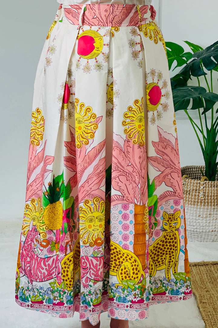 Celeste Cotton Skirt