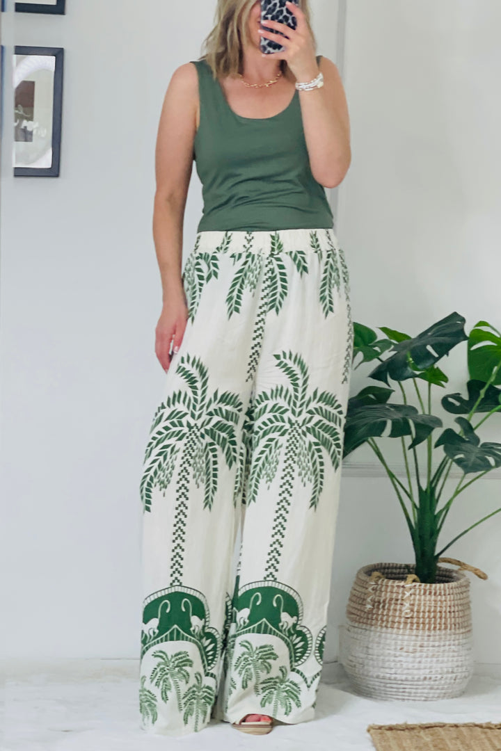 Shona Palm Tree Trousers