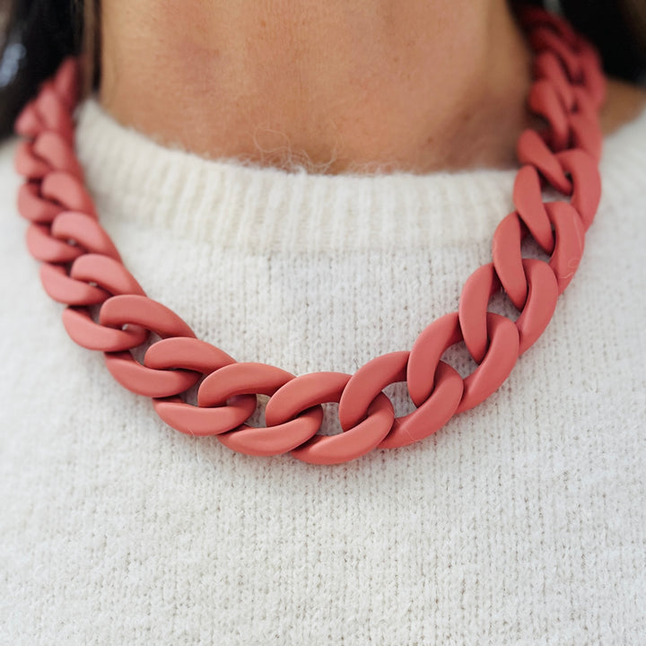 Chunky Links Necklace - colours to choose! back in stock!