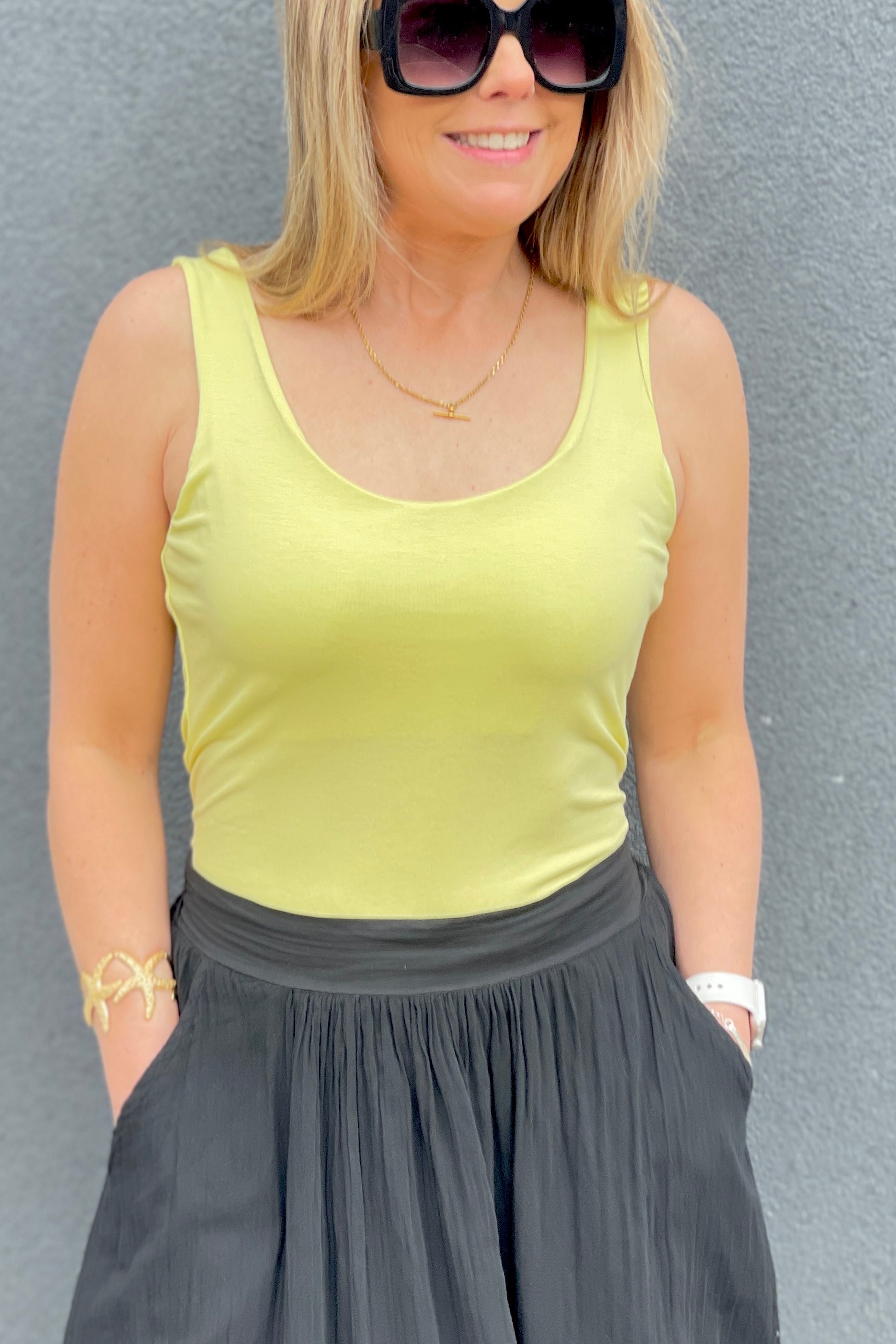 Casey Scoop Vest Top