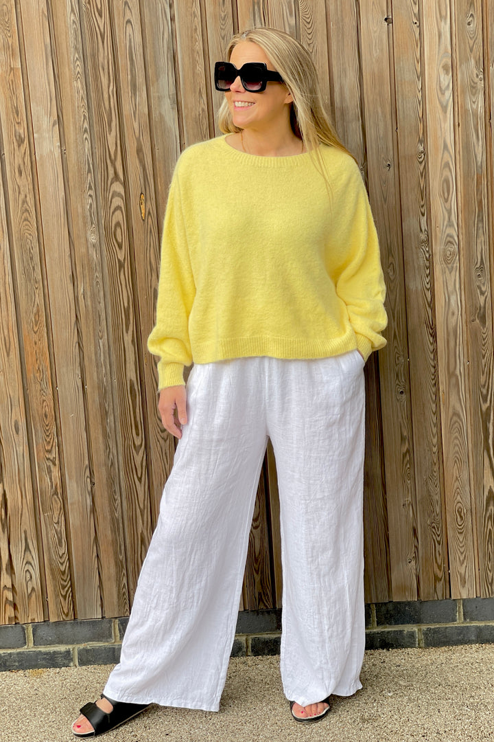 Camilla Alpaca Blend O Neck Knit Jumper