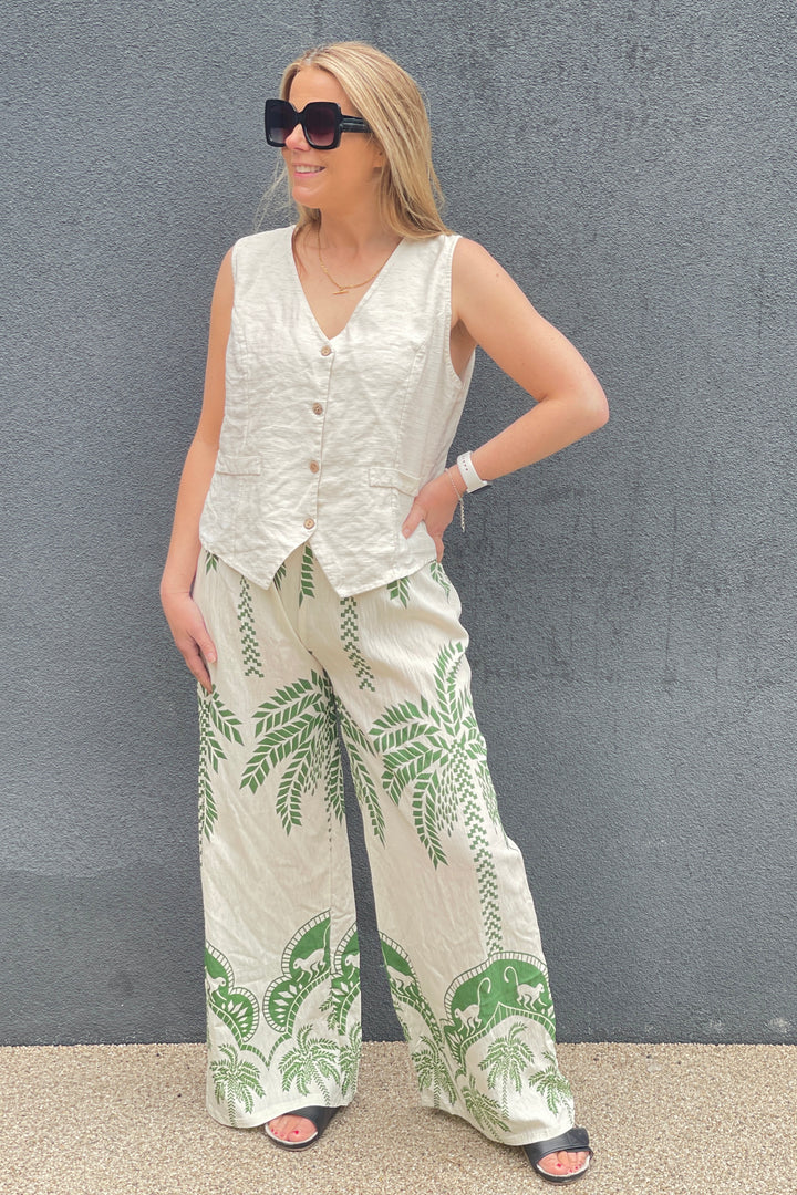 Shona Palm Tree Trousers