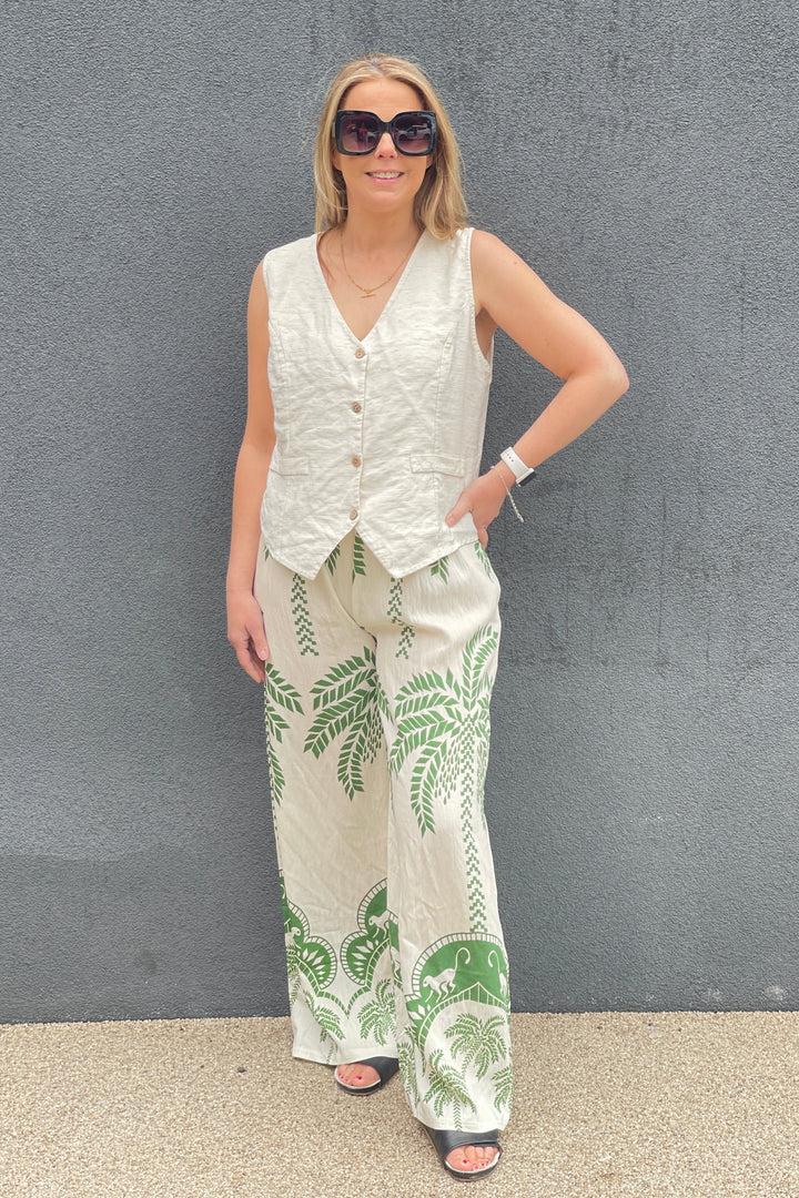 Shona Palm Tree Trousers