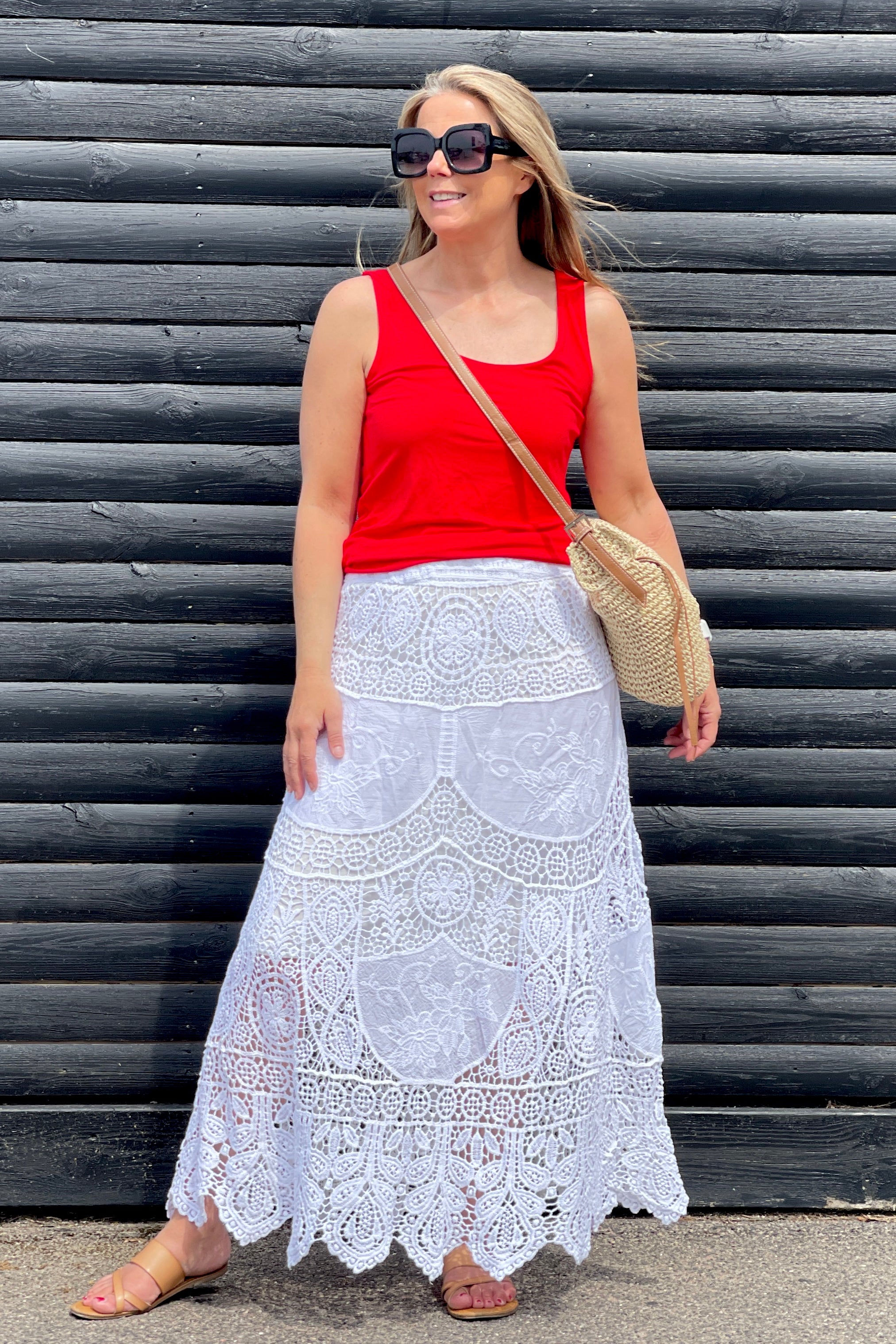 Rae Crochet Boho Skirt