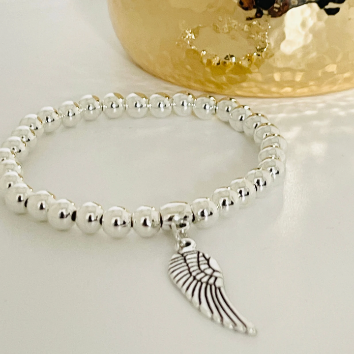 Betty Bead Bracelet | Angel Wing