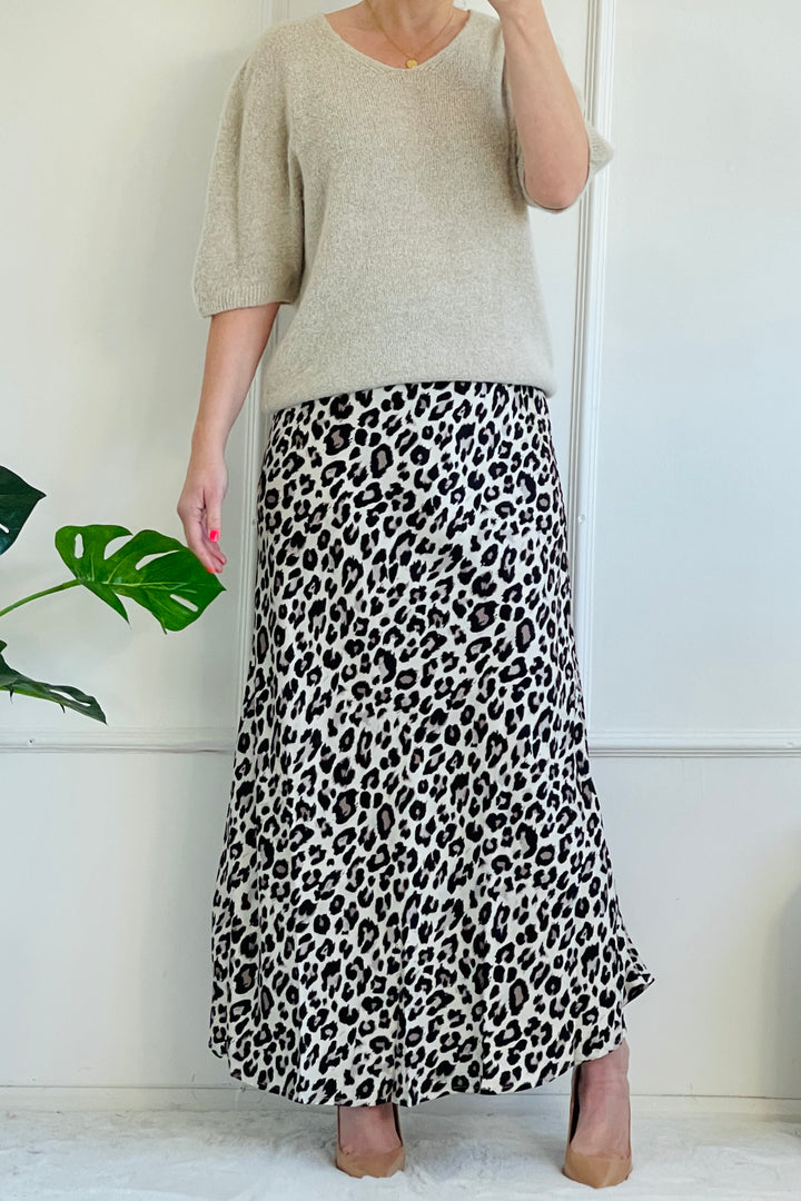 Remi Skirt | Cream Leo