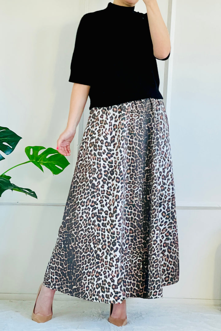 Celine Cotton Maxi Skirt | Classic Leo