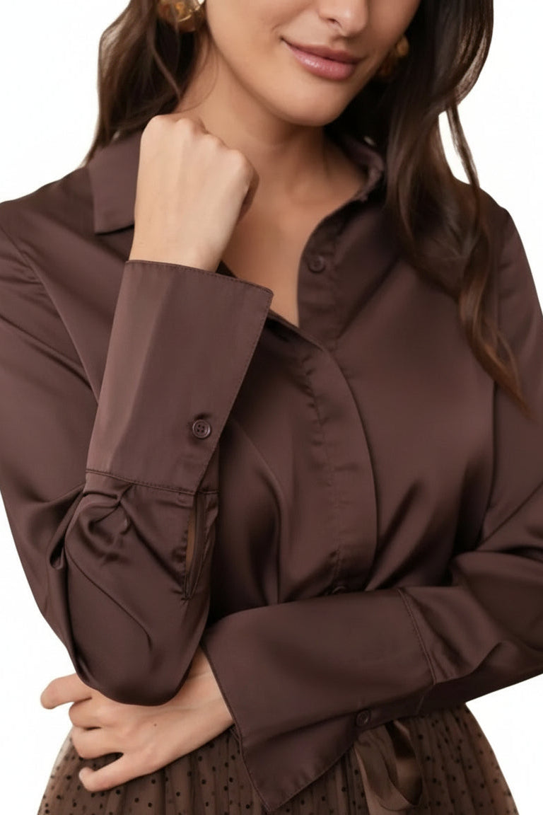 Roberta Luxe Silky Shirt