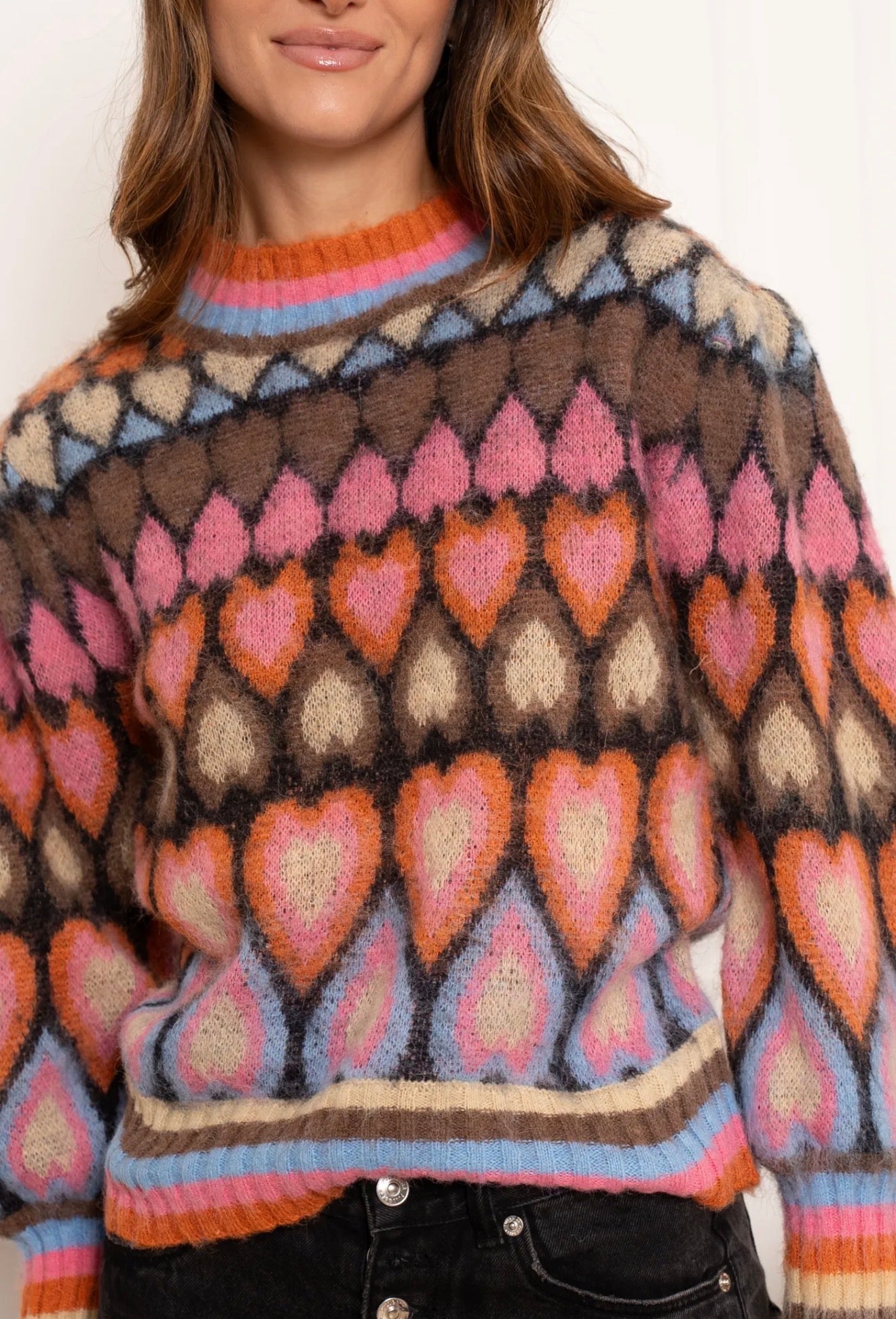 Sabrina Heart Knit Jumper