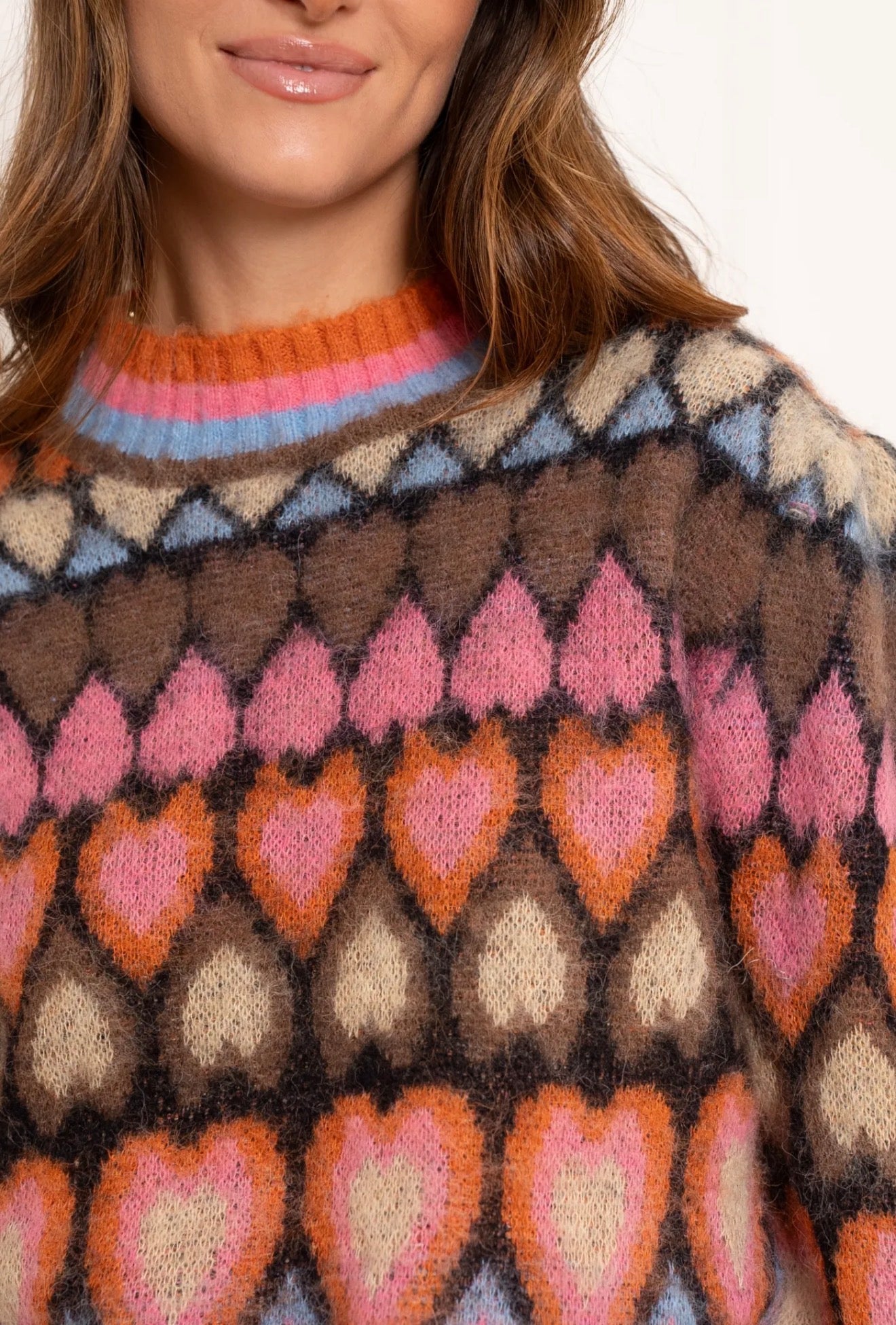 Sabrina Heart Knit Jumper