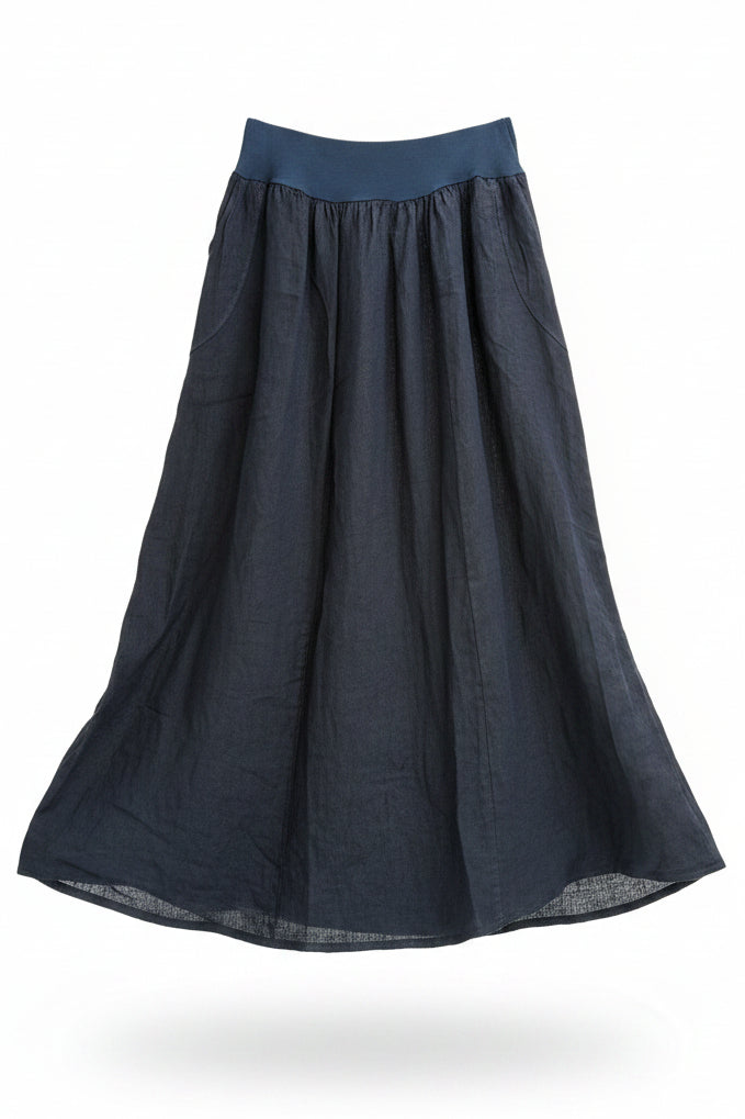 Nia Linen Maxi Skirt