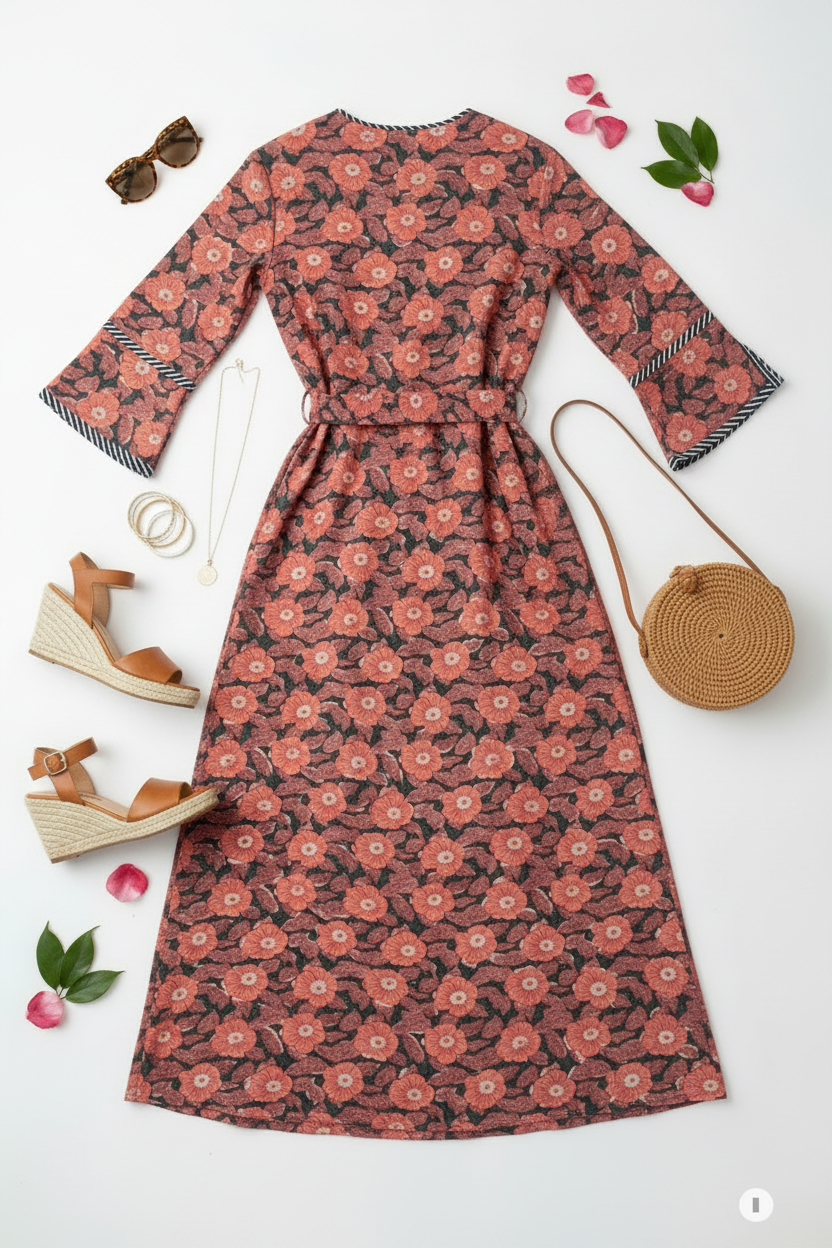 Provence Kaftan Dress