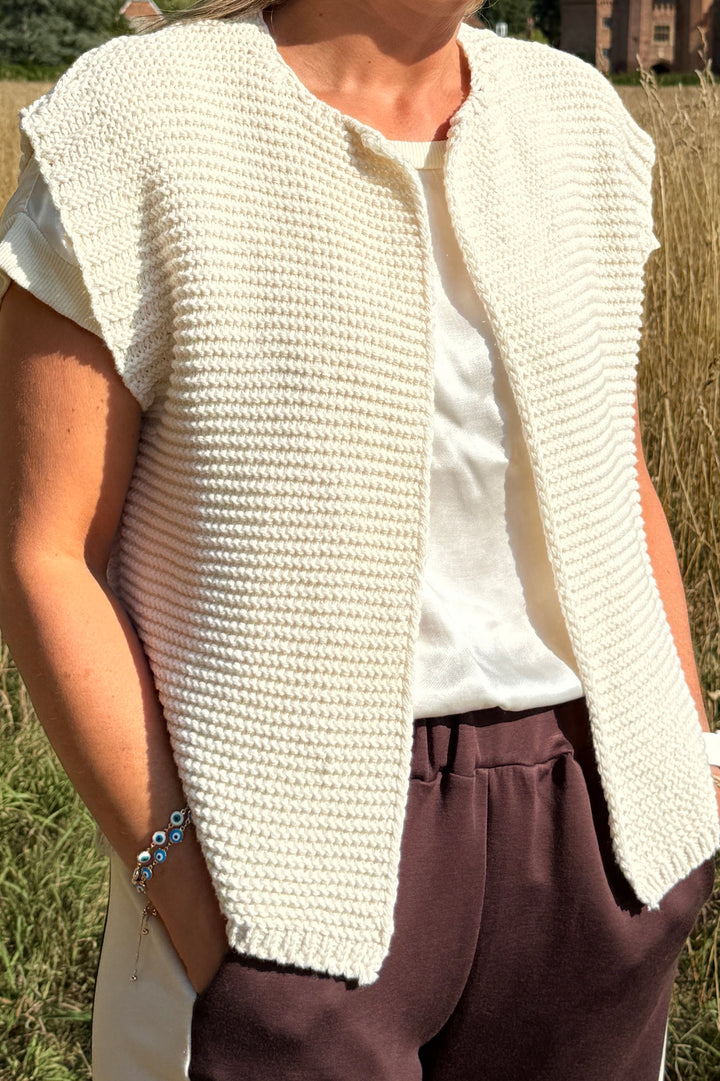 Pia Knit Gilet Waistcoat