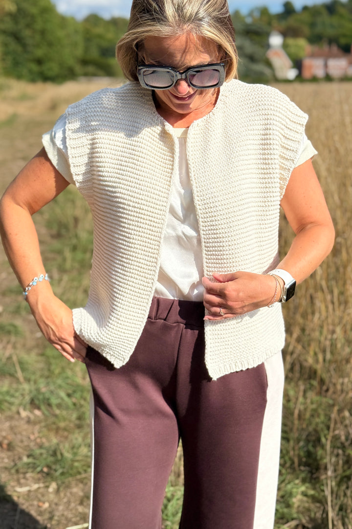 Pia Knit Gilet Waistcoat