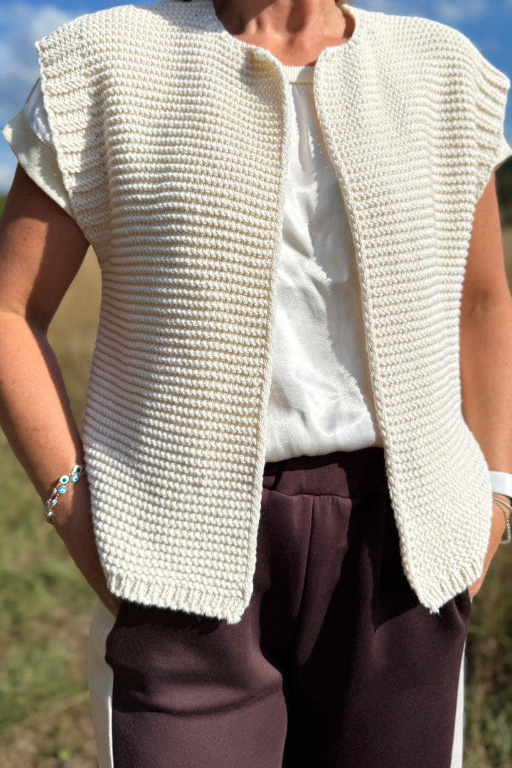 Pia Knit Gilet Waistcoat