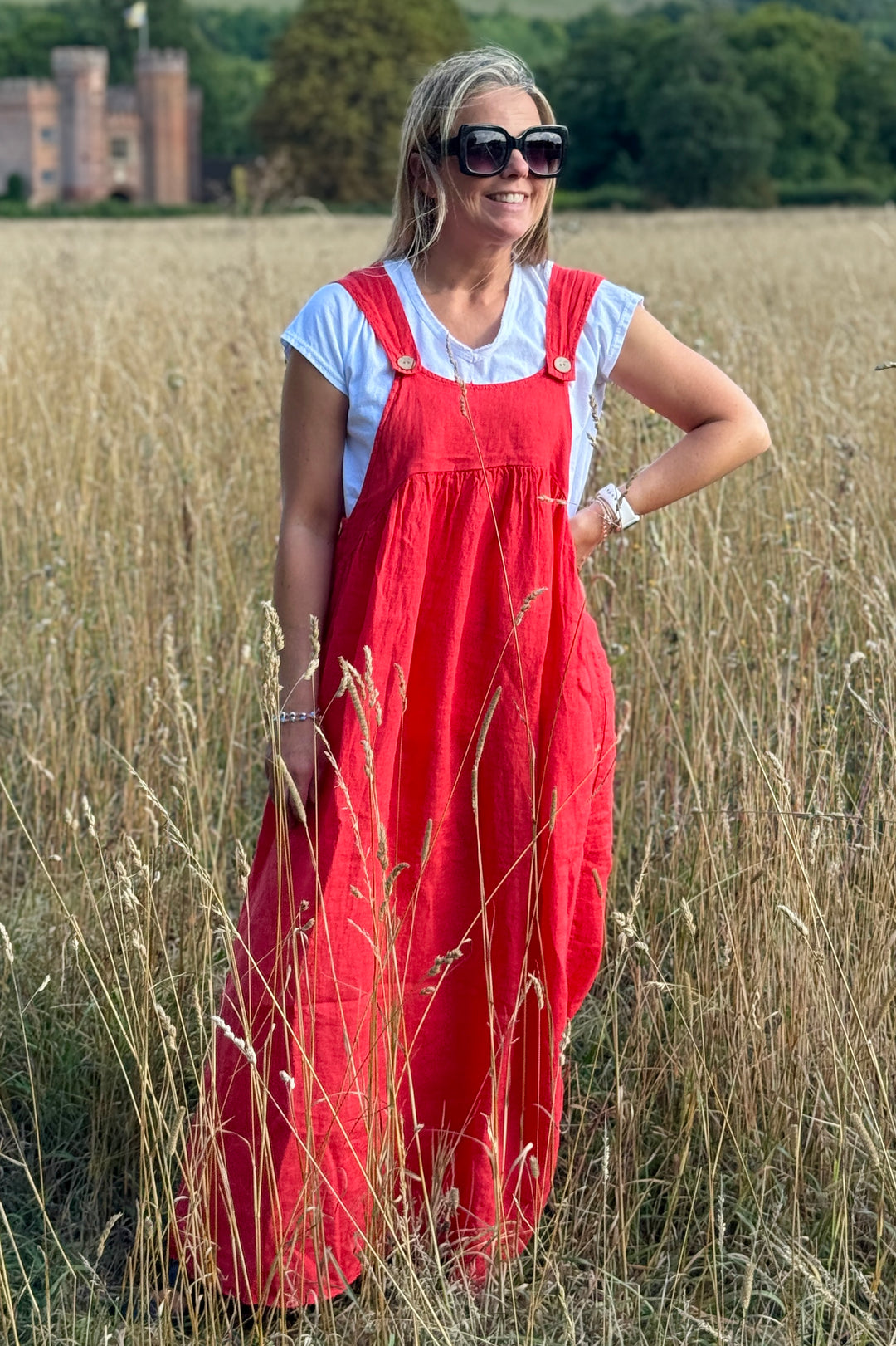 Sophia Linen Dress