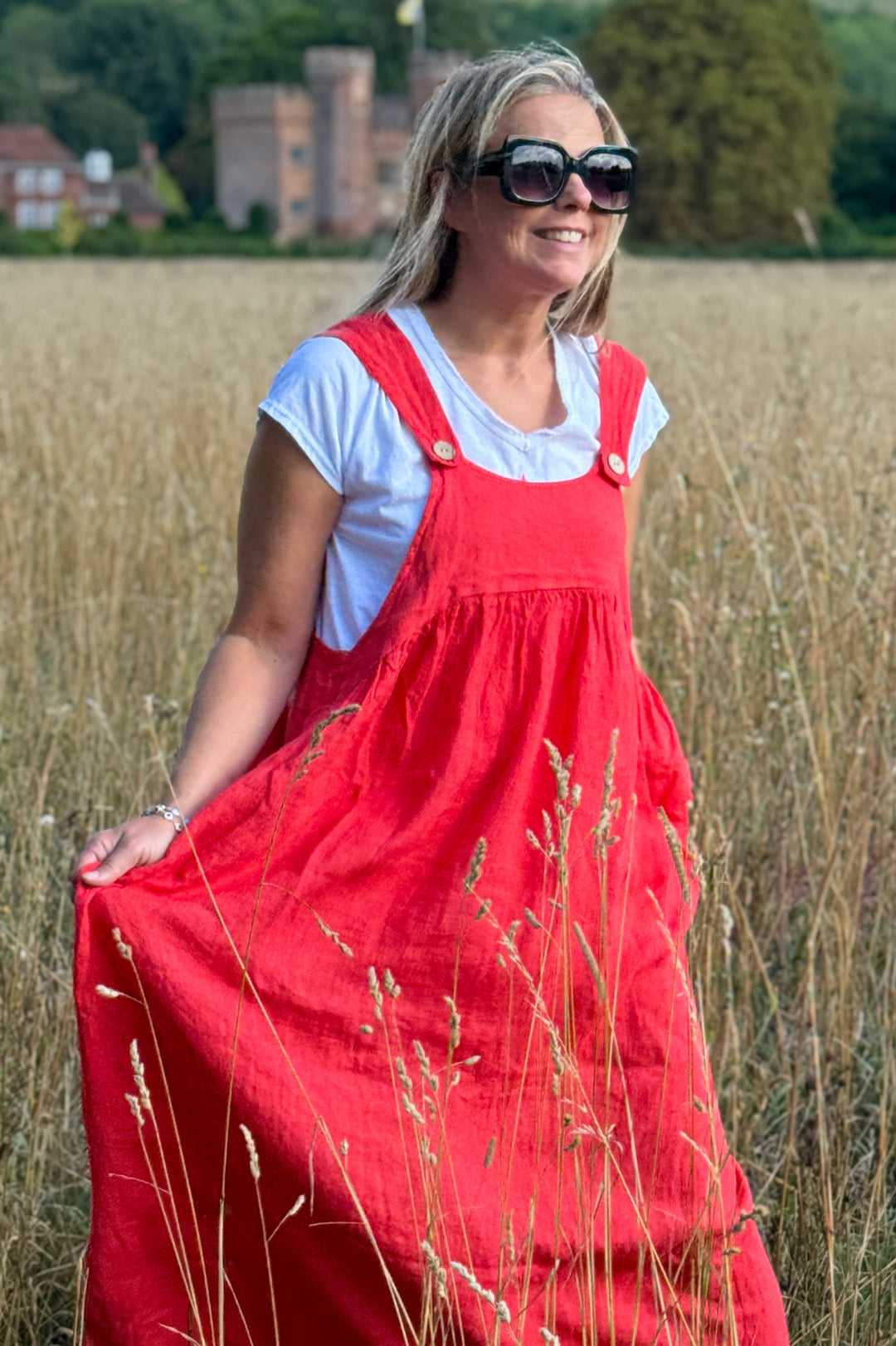 Sophia Linen Dress