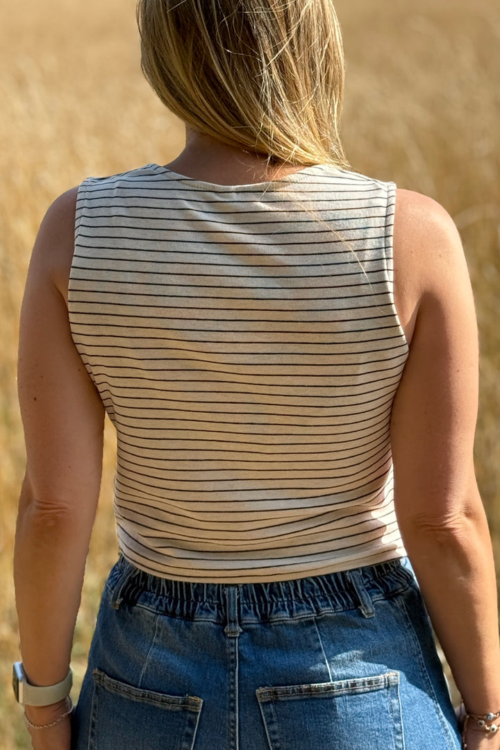 Nina Striped Waistcoat