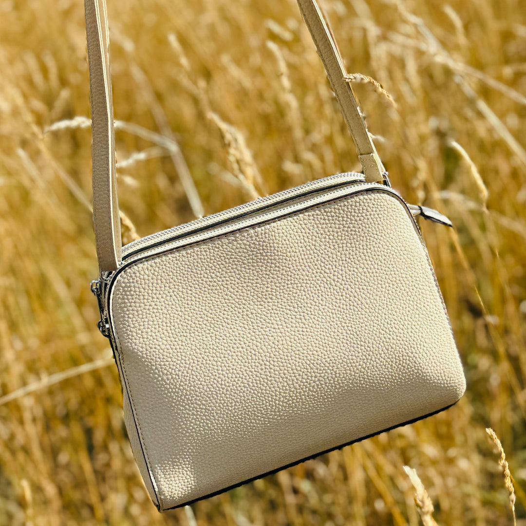 Simone Double Zip Crossbody Bag