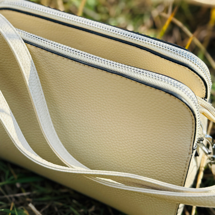 Simone Double Zip Crossbody Bag