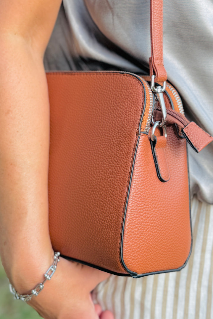 Simone Double Zip Crossbody Bag