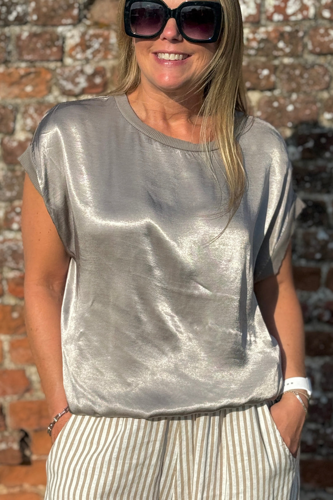 Lina Crew Neck Top