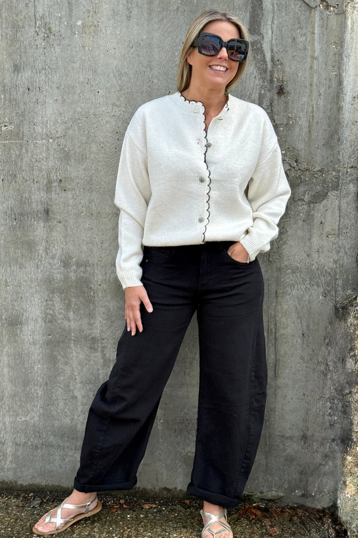 Emma Barrel Leg Trousers