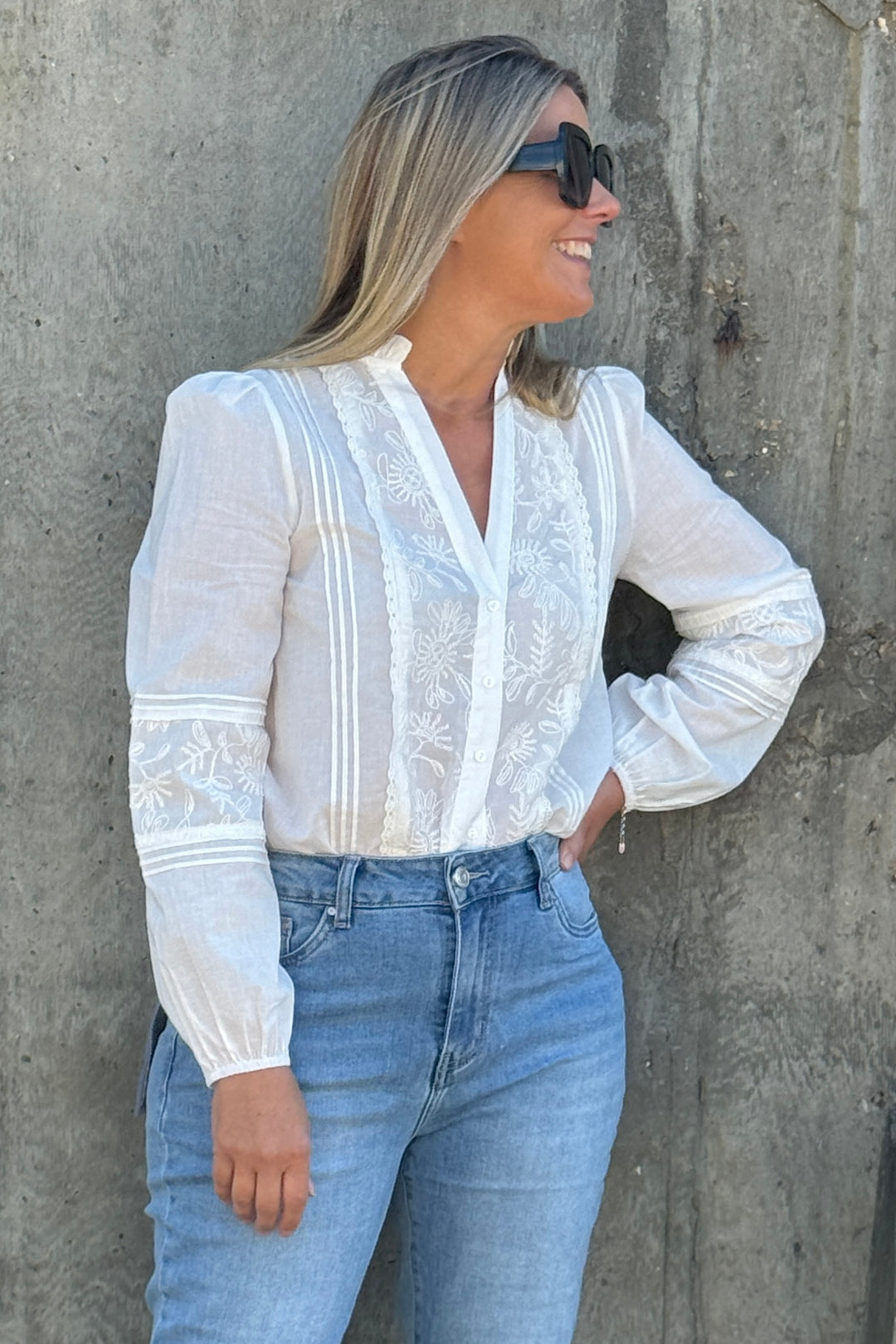 Millie V Neck Blouse