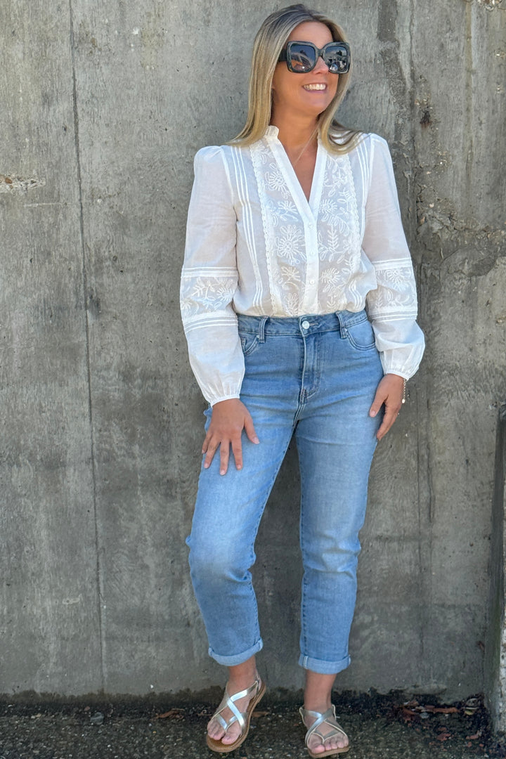 Millie V Neck Blouse
