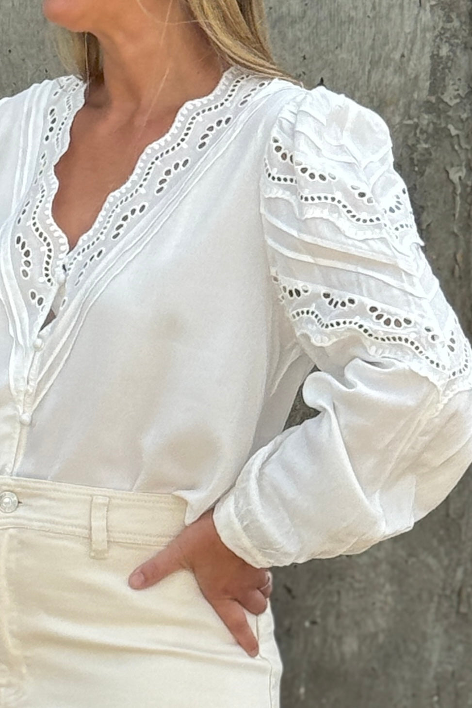 Victoria V Neck Blouse