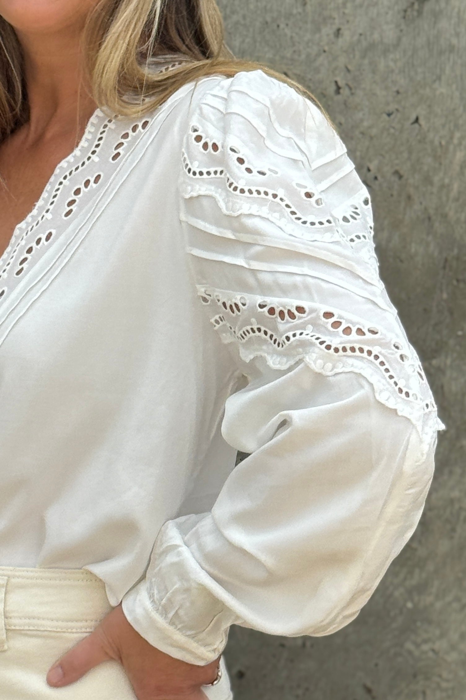 Victoria V Neck Blouse