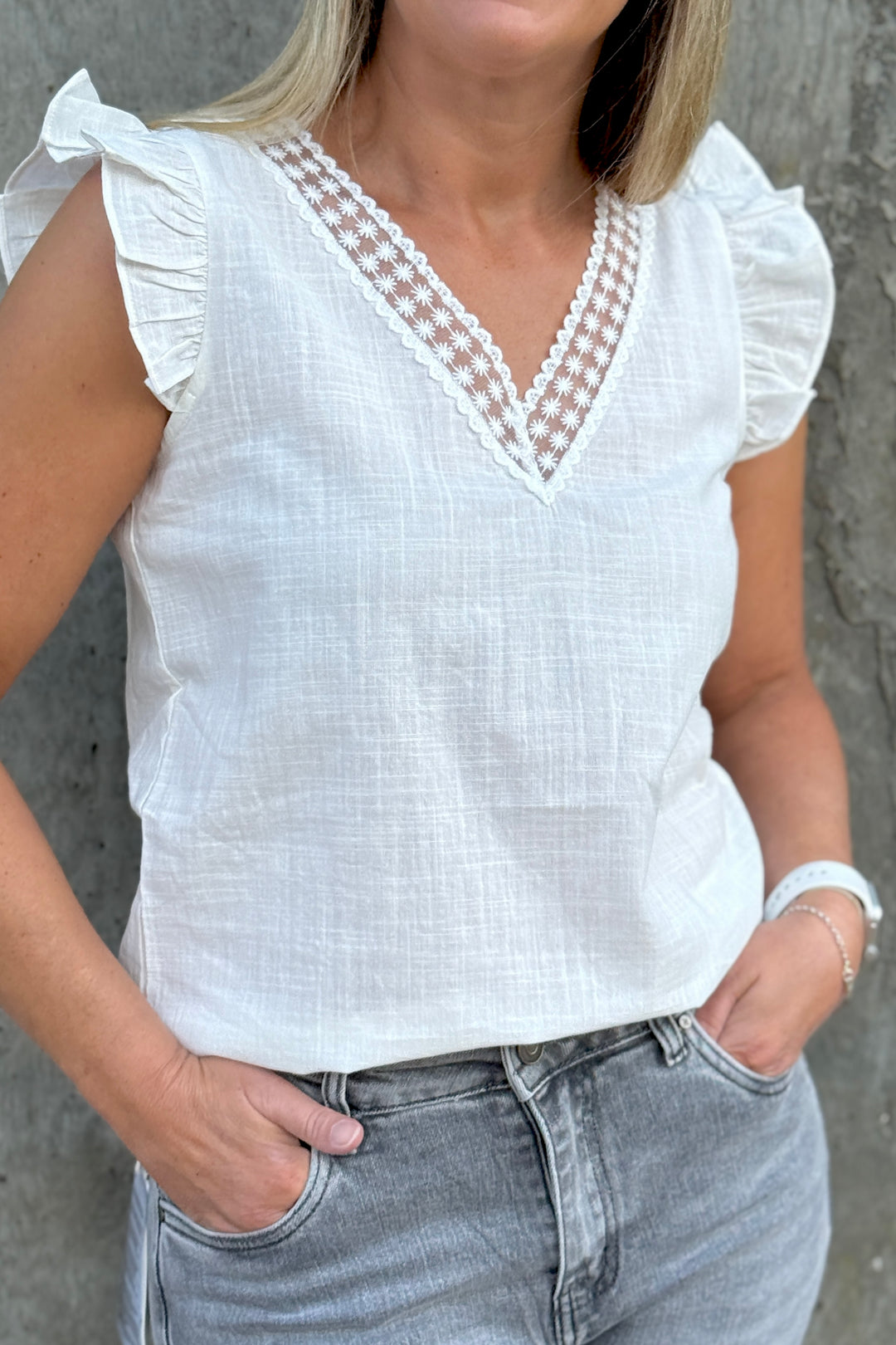 Kiki V Neck Top