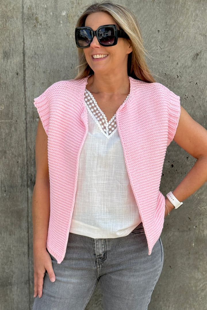 Pia Knit Gilet Waistcoat
