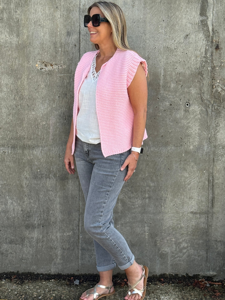 Pia Knit Gilet Waistcoat