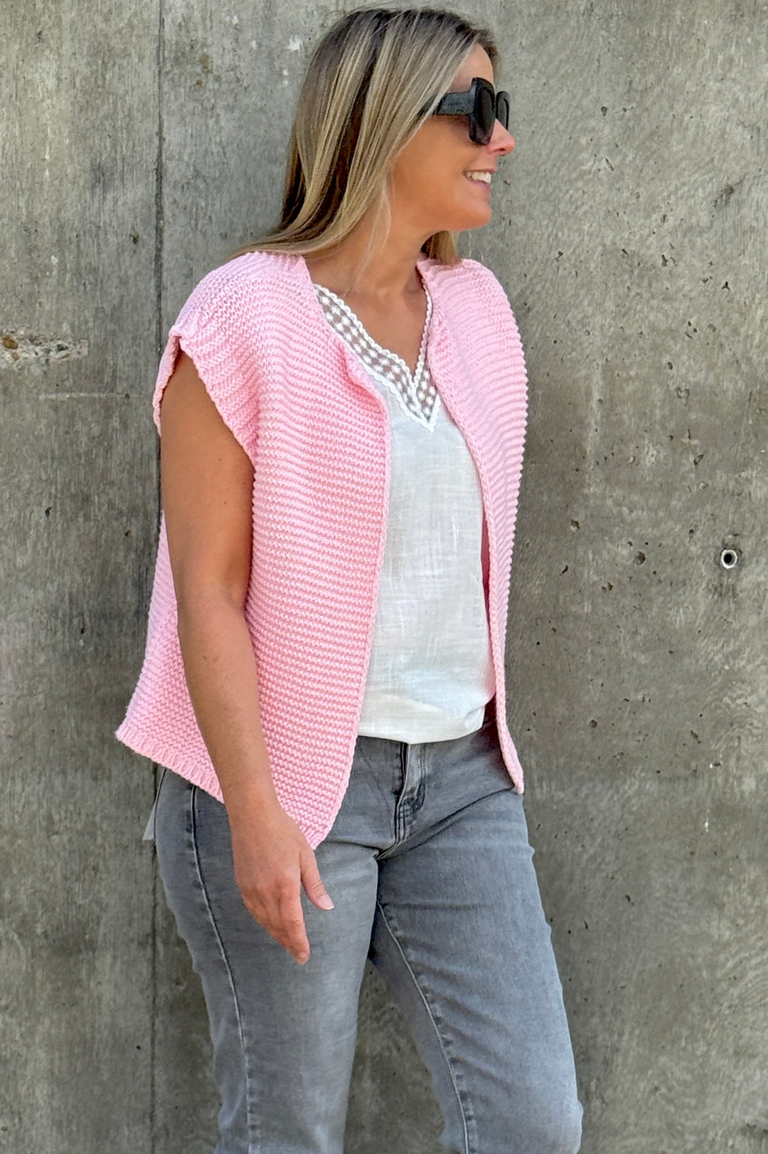 Pia Knit Gilet Waistcoat