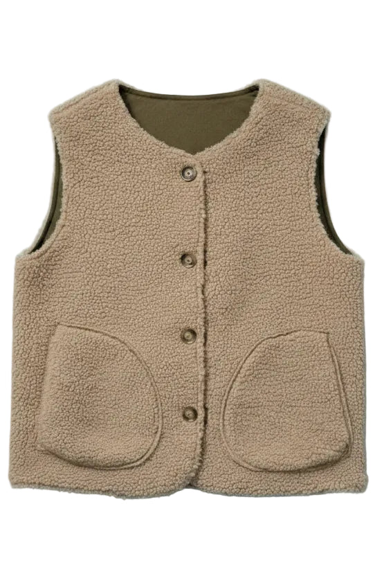 Teddy Reversible Gilet