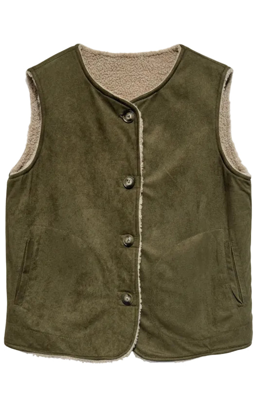 Teddy Reversible Gilet