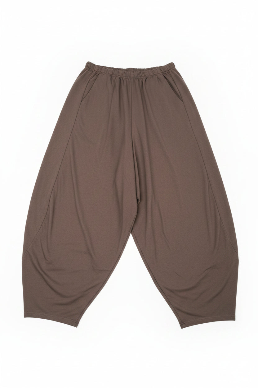 Gabriella Cotton Barrel Leg Trousers