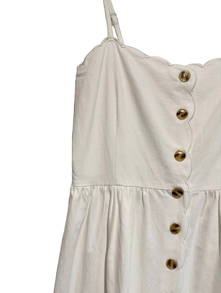 Etienne White Cotton Dress