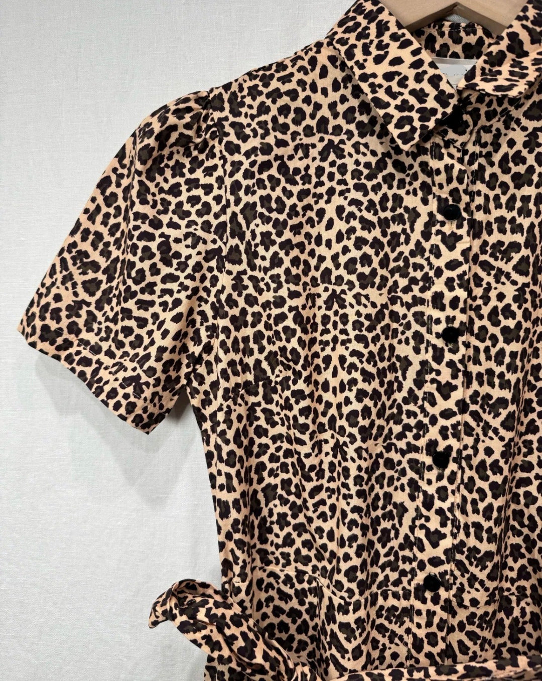 Freya Leopard Print Shirt Dress