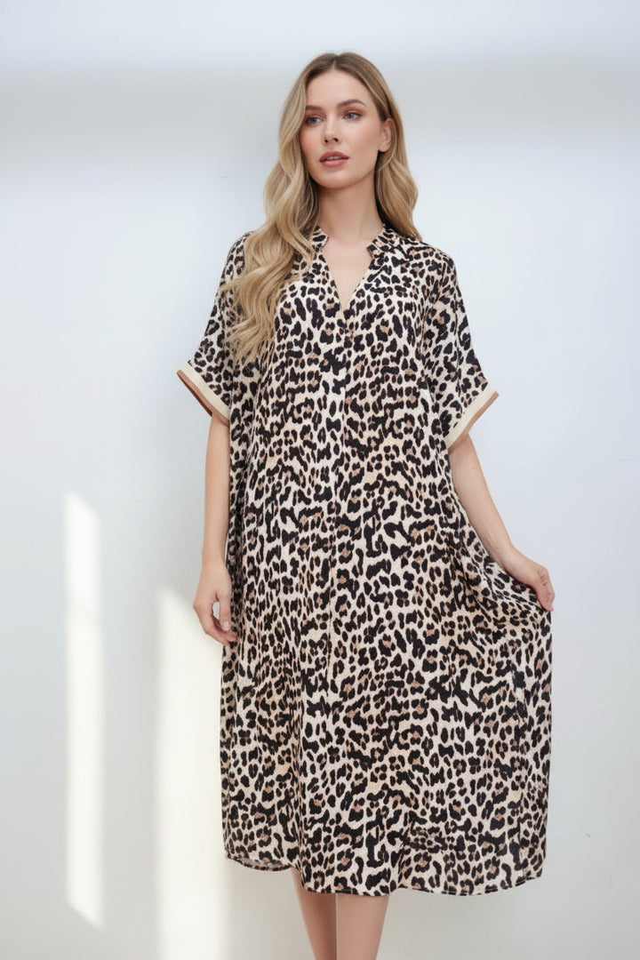 Seville Leopard Print Dress