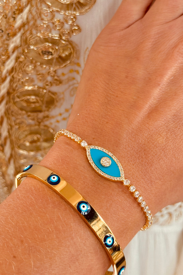 Eye Crystal Bracelet