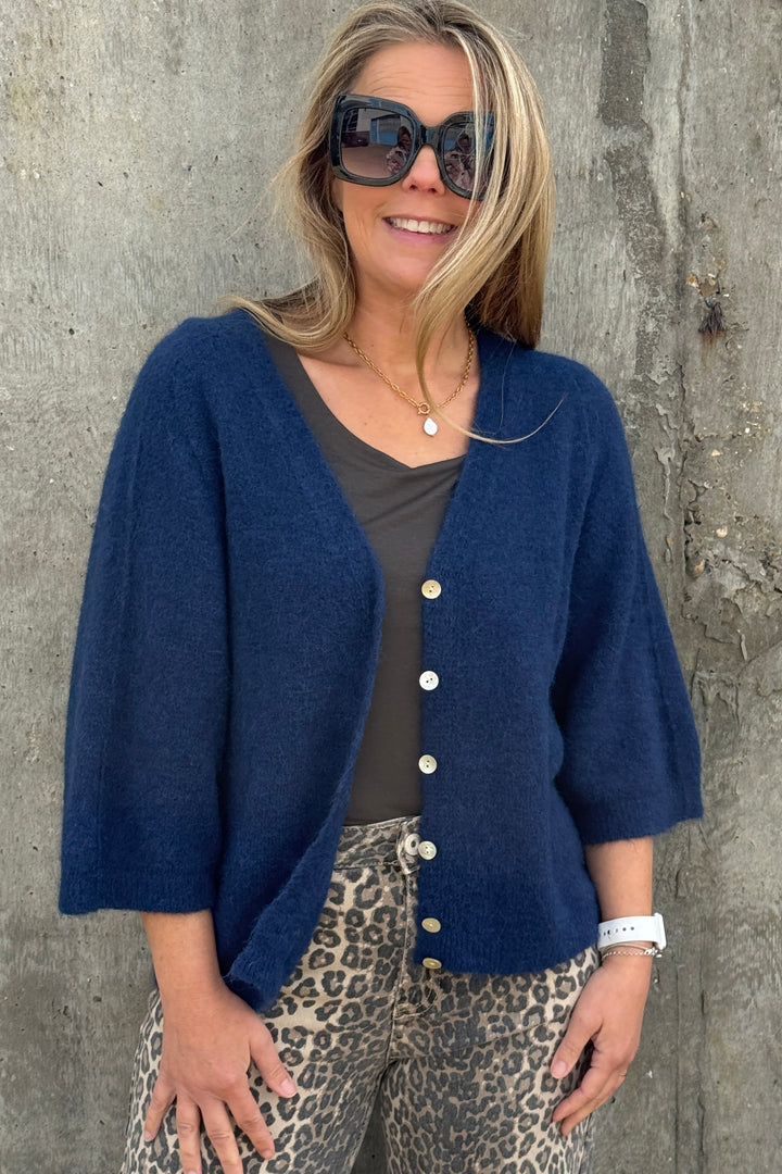 Harriet Alpaca V Neckline Cardigan
