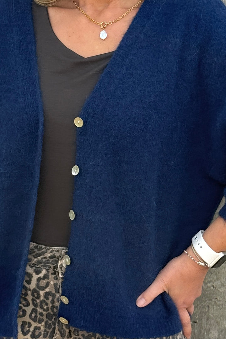 Harriet Alpaca V Neckline Cardigan