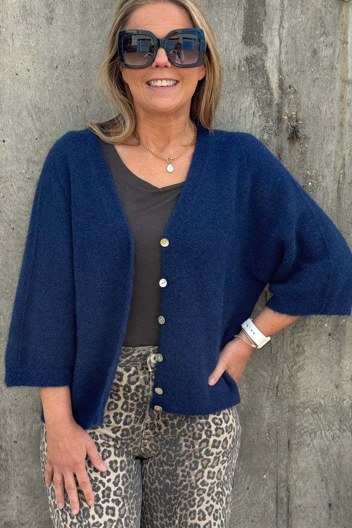 Harriet Alpaca V Neckline Cardigan